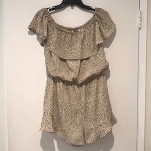 NWT Off the Shoulder Romper